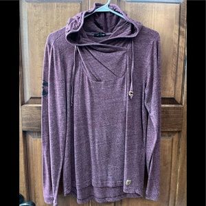 10tree TenTree long sleeved hooded shirt